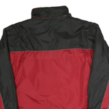 KEMPO Mens Red & Black Zip Up Polyester Outdoor Jacket L Casual Lightweight