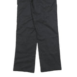 DICKIES Mens Cotton Blend Black Regular Straight Trousers W28 L28 Workwear Zip