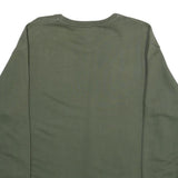 VITA.LIFE Mens Green Cotton Crew Neck Sweatshirt M Casual Pullover Top