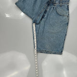 Levis Denim Shorts - 30W 9L Light Wash Denim