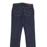 LEVI'S Womens Classic Jeans Blue Skinny Denim Raw W27 L32 Zip Cotton Blend