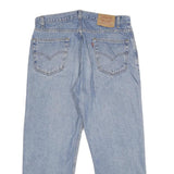 LEVI'S 505 Mens Jeans Blue Regular Straight Denim Medium W36 L27 Classic Zip