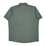 Red Kap Short Sleeve Shirt - XL Green Polyester Blend