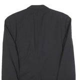 JOOP! Mens Black Wool Blend Classic Jacket XL Woven Button Closure Tailored