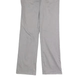 CALVIN KLEIN JEANS Mens Regular Cotton Grey Trousers W32 L32 Casual Zip Fly