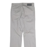 CALVIN KLEIN JEANS Mens Regular Cotton Grey Trousers W32 L32 Casual Zip Fly