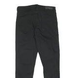 CALVIN KLEIN JEANS Womens Black Regular Fit Straight Trousers Cotton Blend W30