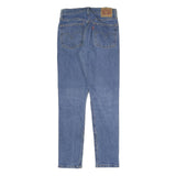 LEVI'S 501S Womens Jeans Blue Slim Skinny Denim Medium W26 L27 Zip Closure