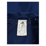 Adidas Track Jacket - Medium Blue Polyester