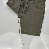 Wrangler Carpenter Shorts - 35W 10L Grey Cotton
