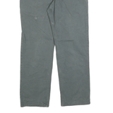 CARHARTT Mens Cotton Blend Grey Relaxed Straight Trousers W31 L30 Workwear