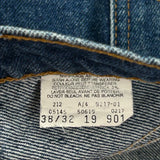 Orange Tab Levis Jeans - 38W 32L Blue Cotton