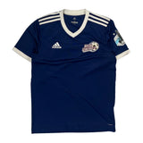 New United Adidas Football Shirt - Medium Blue Polyester
