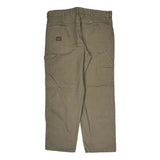 Wrangler Carpenter Trousers - 38W 30L Khaki Cotton