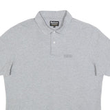 BARBOUR Mens Grey Short Sleeve Polo Shirt XL Cotton Classic Logo