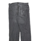 CARHARTT Mens Slim Black Jeans Denim W30 L32 Casual Cotton Blend Zip Closure