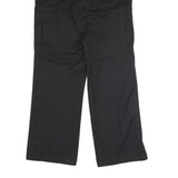 DICKIES Mens Polyester Blend Black Regular Fit Cargo Trousers W36 L34 Workwear