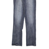 BIANCO Womens Jeans Blue Slim Straight Denim Medium W26 L30 Stylish Pocket