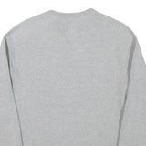 CHAMPION Womens Grey Sweatshirt Crew Neck S Cotton Blend Logo Pullover
