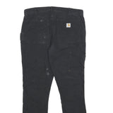 CARHARTT Womens Cotton Blend Black Slim Fit Skinny Trousers W32 L30 Casual