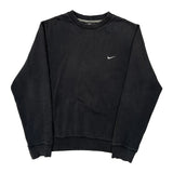 Nike Sweatshirt - Large Black Cotton