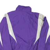 SPEEDLINE Mens Purple & White Swimming & Diving Track Jacket L Polyester Blend
