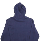 PUMA Mens Navy Blue Hoodie M Cotton Blend Pullover Sweatshirt