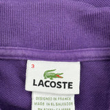 Lacoste Polo Shirt - Medium Purple Cotton