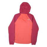 THE NORTH FACE Womens Pink & Dark Pink Outdoor Jacket M Polyester Blend Hooded