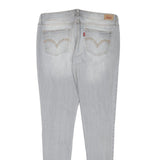 LEVI'S Womens Slim Light Blue Denim Jeans W31 L30 Stylish Zip Closure