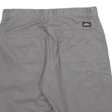 DICKIES Mens Shorts Grey Casual L W34 Workwear Durable Comfort