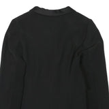 ZARA Womens Black Tailored Jacket S Polyester Blend Button Closure Plain Elegant