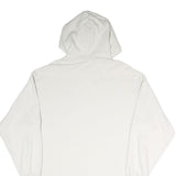 WEEKDAY Womens White Hoodie Dress Cotton Blend Sweatshirt XS Casual Streetwear