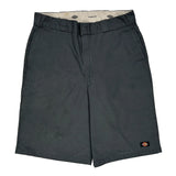 Dickies Cargo Shorts - 34W 12L Grey Cotton Blend