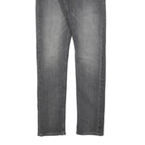 CALVIN KLEIN JEANS Mens Slim Grey Denim Raw W28 L32 Zip Classic Fit