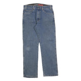 DICKIES Mens Jeans Blue Regular Straight Denim Medium W32 L30 Workwear Zip