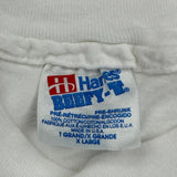 Bermuda Hanes Graphic T-Shirt - XL White Cotton