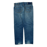 501 Levis Jeans - 36W 32L Blue Cotton