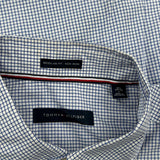 Tommy Hilfiger Checked Shirt - Large Blue Cotton