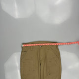 Carhartt Double Knee Carpenter Trousers - 30W 30L Beige Cotton Blend