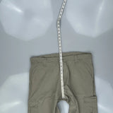 Wrangler Cargo Trousers - 38W 30L Khaki Cotton