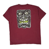 Santa Cruz T-Shirt - XL Burgundy Cotton