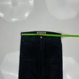 Levis Cord Trousers - 35″ Waist Black Corduroy