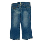 True Religion Wide Leg Jeans - 40W 30L Blue Cotton