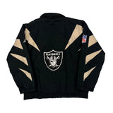Raiders N.F.L. Pro Line Football Bomber Jacket - Medium Black Nylon