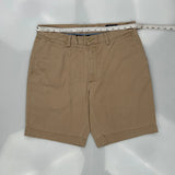 Polo By Ralph Lauren Chino Shorts - 34W 9L Khaki Cotton