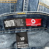 Southpole Cargo Denim Shorts - Mediumw 10L Dark Wash Denim