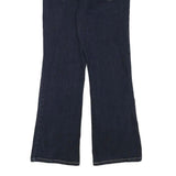LEVI'S Womens Dark Blue Regular Fit Flared Denim Jeans W24 L27 Zip Cotton Blend