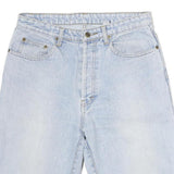 GARRY JEANS Mens Shorts Blue Denim L W32 Casual Cut-Off Summer Style