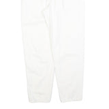 TEDDYS Womens Cotton Blend White Regular Fit Straight Leg Trousers W28 L28